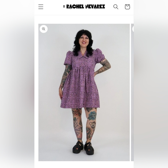 Dresses & Skirts - byrachelnevarez Charm School Dropout Dress (L) - Lavender Leopard